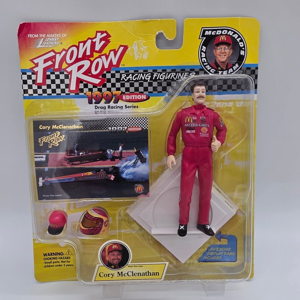 Front Row 1997 Cory McClenathan McDonalds Drag Racing Action Figure Johnny Light